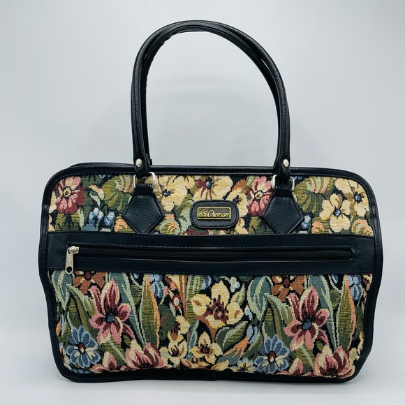 New Chenson Vintage Embroidered Tote Travel Bag - Picture 15 of 15